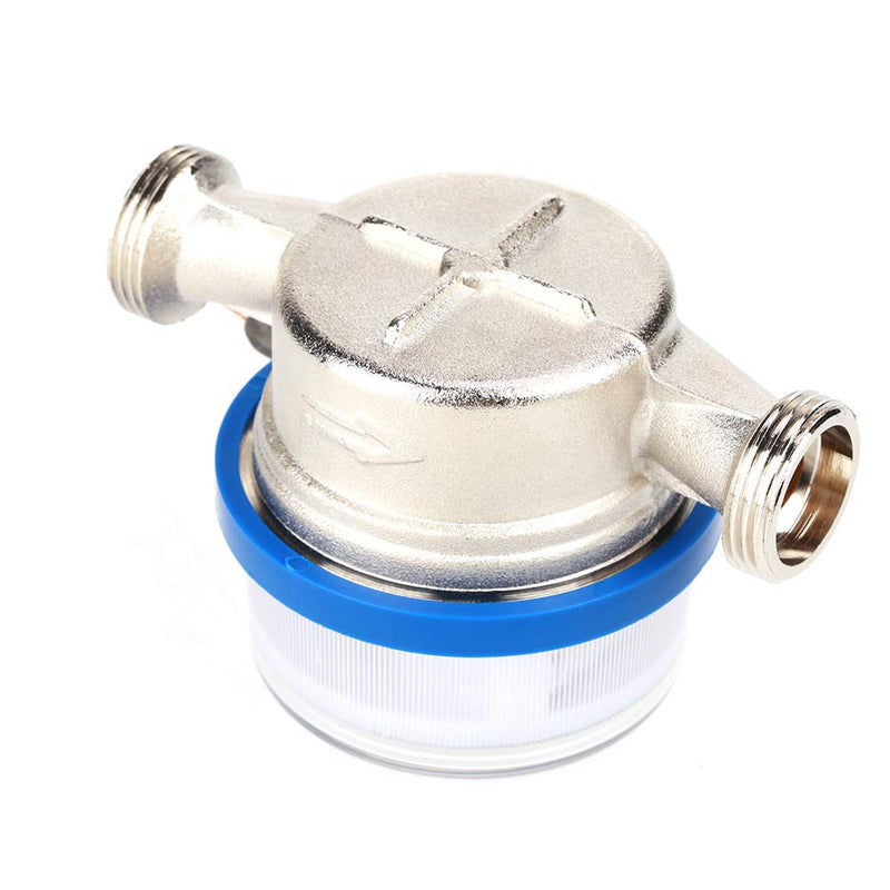 [Australia - AusPower] - Acogedor Water meter flow House and Garden, 15mm 1/2" Plastic Cold Water Meter, Single Water Table Measuring Tools 