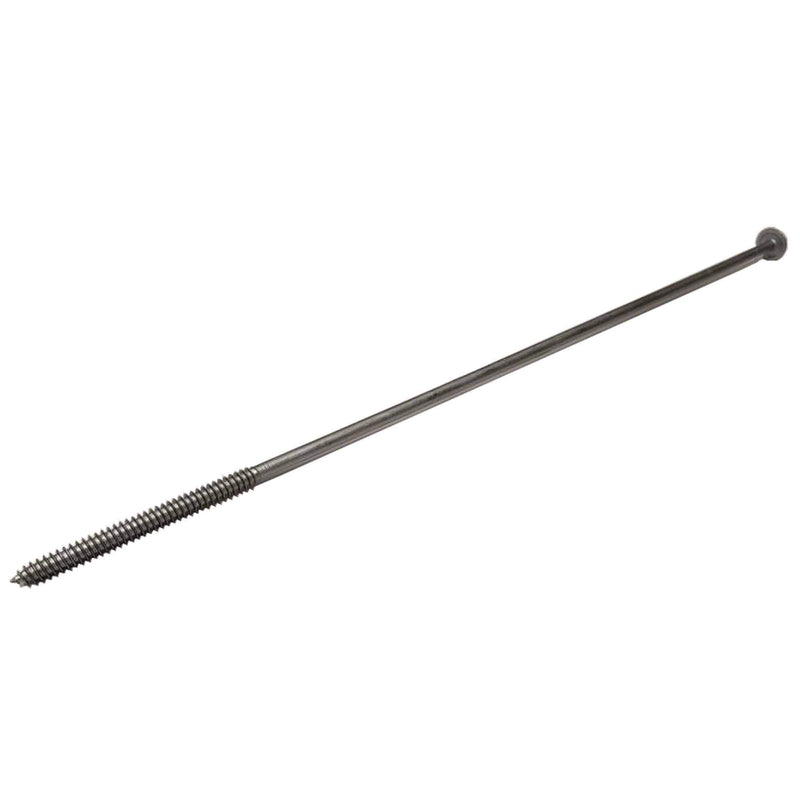 (10) 14" - Galvanized Timber Tie - Hex Head Structural Screw - Great for Outdoor Landscape use - Coarse Thread for Secure Hold - Rust Resistant Screw - Heavy Duty 3/16" for Extra Hold