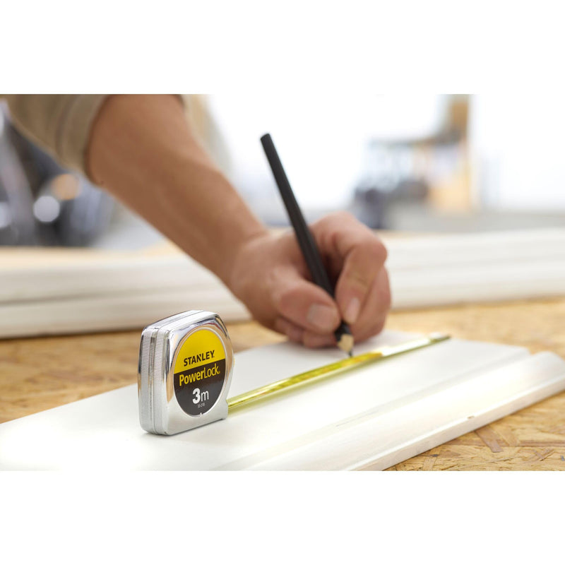 St powerlock metal tape measure mt. 1-33-238 3 ss multicolored 3 m