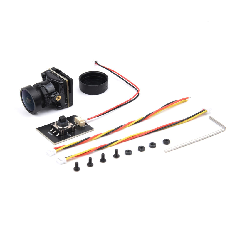 [Australia - AusPower] - Readytosky 2000TVL FPV Mini Camera 1/1.8 ''inch Starlight 2.1mm Lens 4:3 & 16:9 NTSC & PAL Switchable FPV RC Camera for RC FPV Racing Drone FPV Mista Ratel Camera(Black) Black 