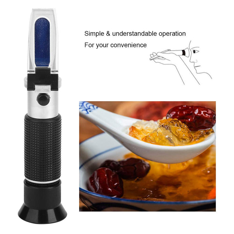 [Australia - AusPower] - Emoshayoga Veterinarian Refractometer for Colostrum refractometro Refractometer Sugar Test Meter 0 20% with Accurant Index for Automatic Temperature Compensation 