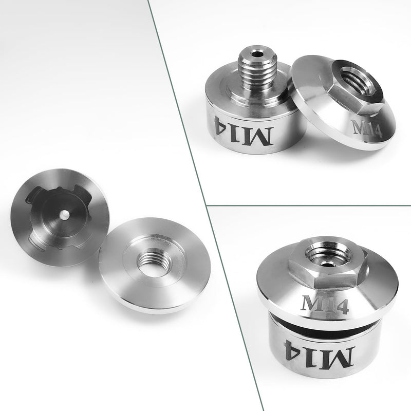 [Australia - AusPower] - M14 Adapter for Xlock with M14 Locking Nut, Angle Grinder Accessories, Quick Release Nut for Angle Grinder, Quick Release Nut for Angle Grinder 