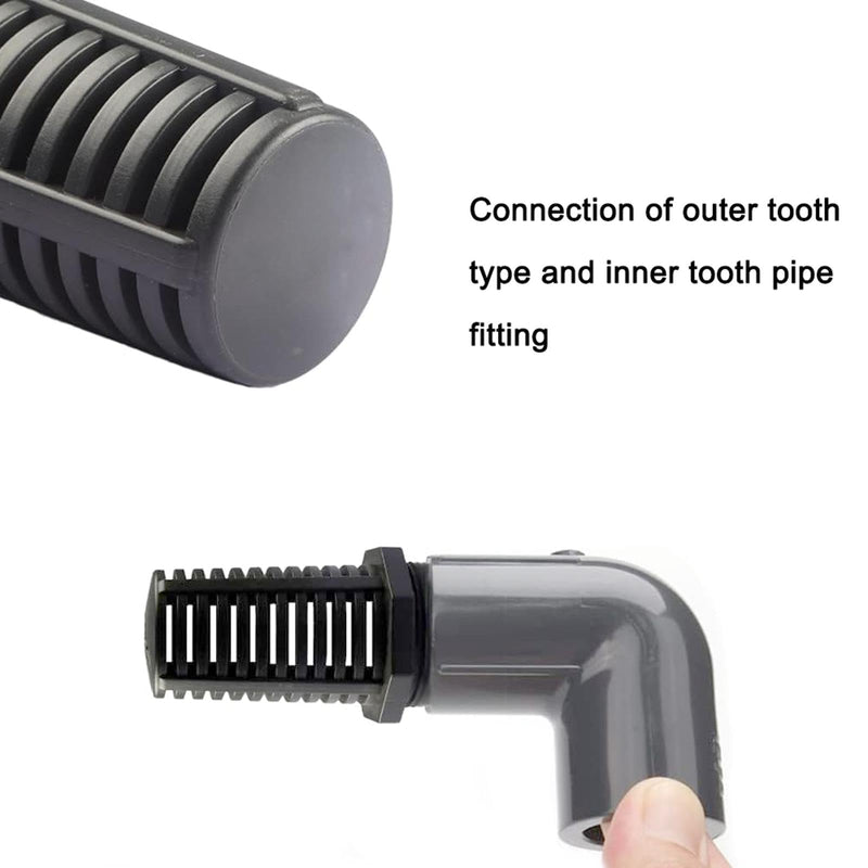 [Australia - AusPower] - Suction Overflow Strainer Drain Fitting Connector Water Pump Filter Thread Sieve for Aquariums, Ponds, Fish Tanks (1.5 Inches) 1,5" 