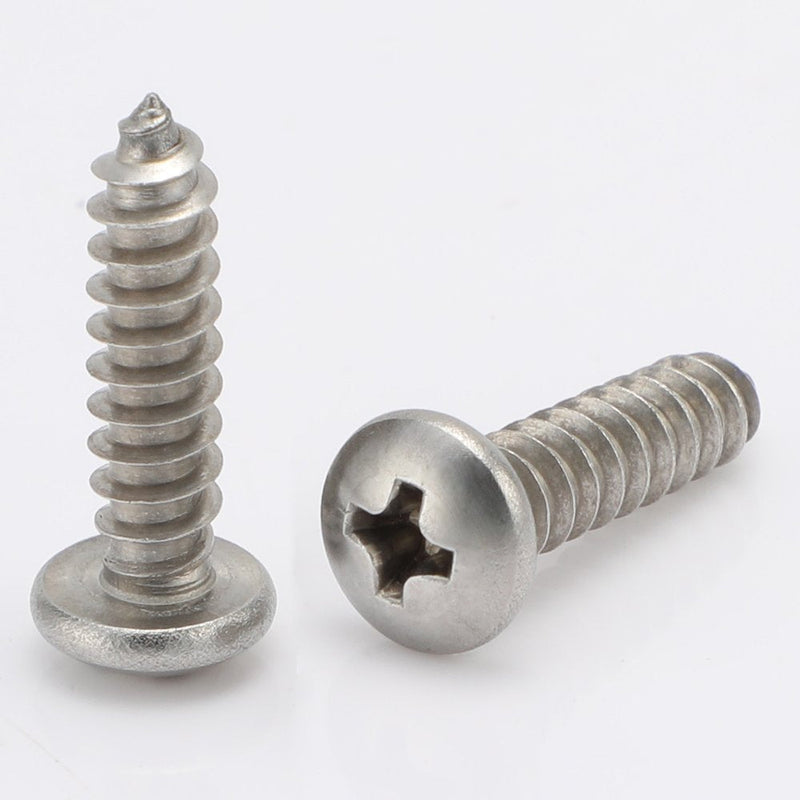 [Australia - AusPower] - #14 x 1-1/2" Pan Head Self Tapping Screws Sheet Metal Wood Screws, 304 Stainless Steel 18-8, 25 PCS #14 x 1-1/2" 