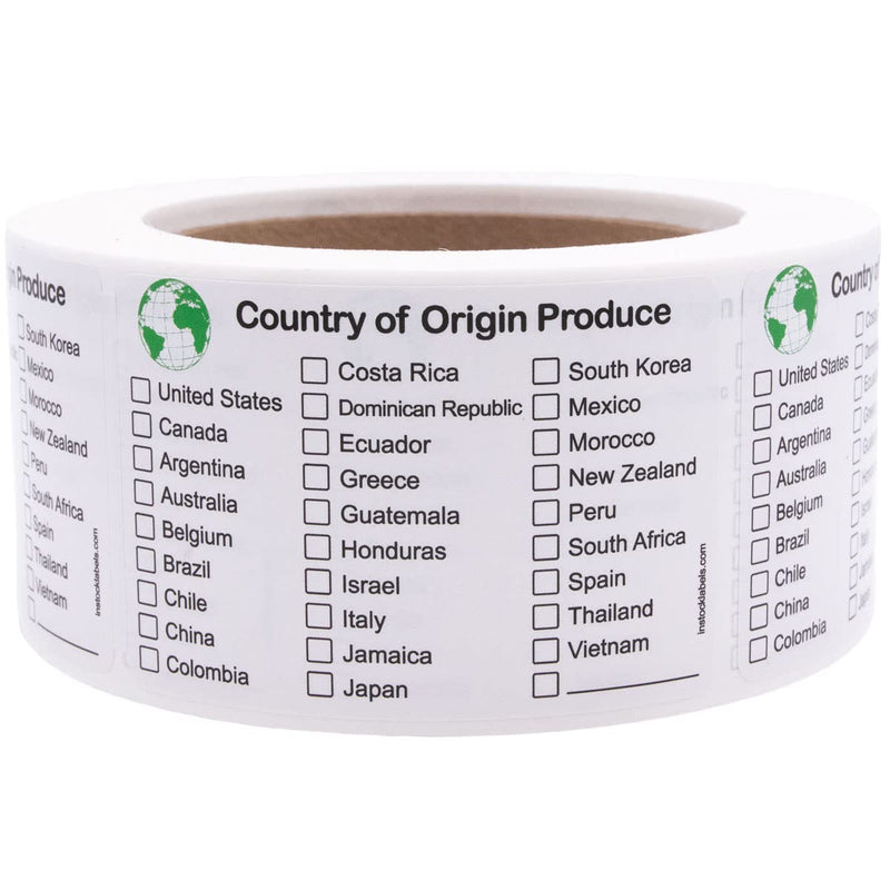 Country of Origin Produce