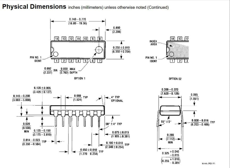 [Australia - AusPower] - Bridgold 10pcs CD4001BE CD4001 4001 Quad 2-Input NOR Buffered B Series Gate or Non-gate Logic chip?DIP-14. 