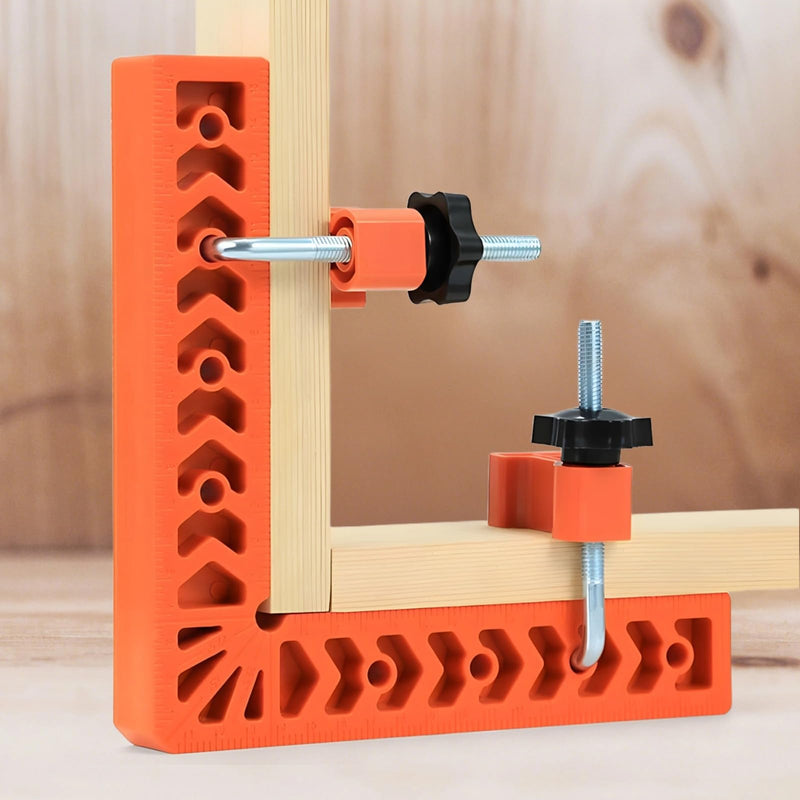 12 Pcs 90° Heavy Duty Corner Clamps Set for Woodworking, Adjustable Right Angle Clamps, High-Strength ABS Material, Ideal for Woodworking Projects and Precise Angle Fixing
