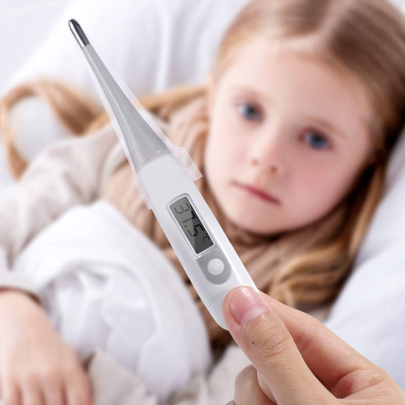 [Australia - AusPower] - Healifty 200Pcs Thermometer Covers for Digital Thermometers, Disposable Probe Covers, Oral Thermometer Sleeves for Oral Ear Recta Thermometer 
