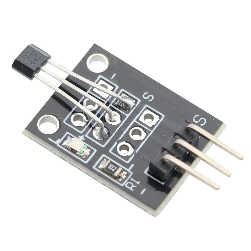 KY-003 Hall Effect Magnetic Sensor Module 4.5V - 24V Hall Sensor Non-Contact Detection Magnetic Fields for Arduino PIC AVR Smart Cars (Pack of 6)