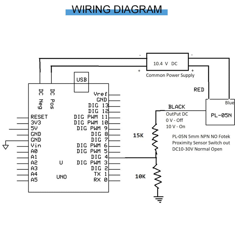 [Australia - AusPower] - 2 pcs PL-05N DC 10-30V Inductive Proximity Sensor 200mA 5mm NPN NO Detection Switch Proximity Detection Switch with Wiring Cap 