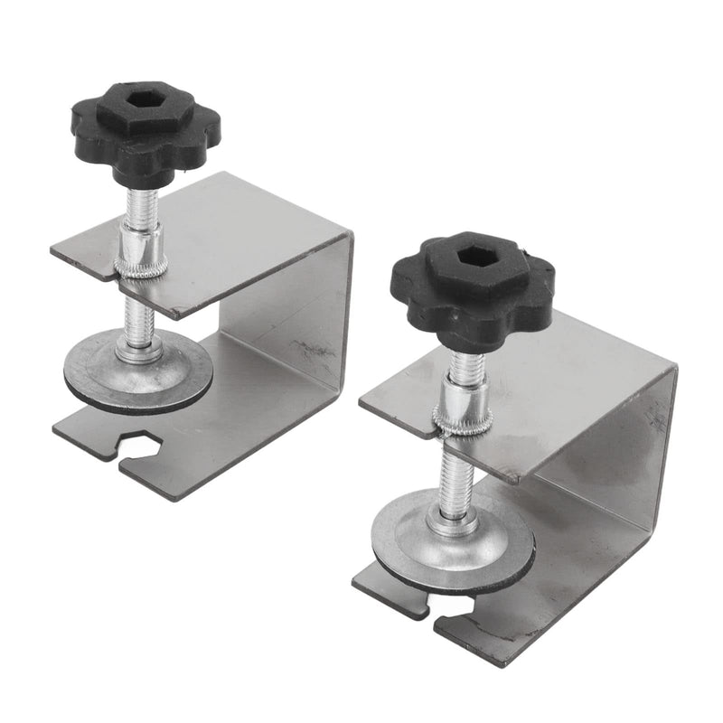 [Australia - AusPower] - Drawer Front Mounting Bracket, 2 Pieces Drawer Front Installation Mounting Brackets, Adjustment, Drawer Front Mounting Brackets for Woodworking, Angle Clamps 