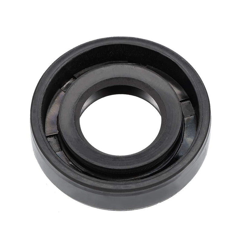 [Australia - AusPower] - uxcell Oil Seal, TC 14mm x 28mm x 7mm Nitrile Rubber Cover Double Lip with Spring for Bearing Shaft, Black Pack of 1 14mmx28mmx7mm 