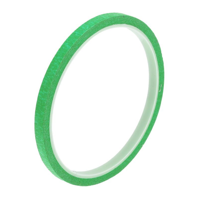1 Pc 0.2 Inches x 10.9 Yards Universal Painters Tape - DIY Car Auto Paint for Masking Tape No Residue - Crepe Paper Green