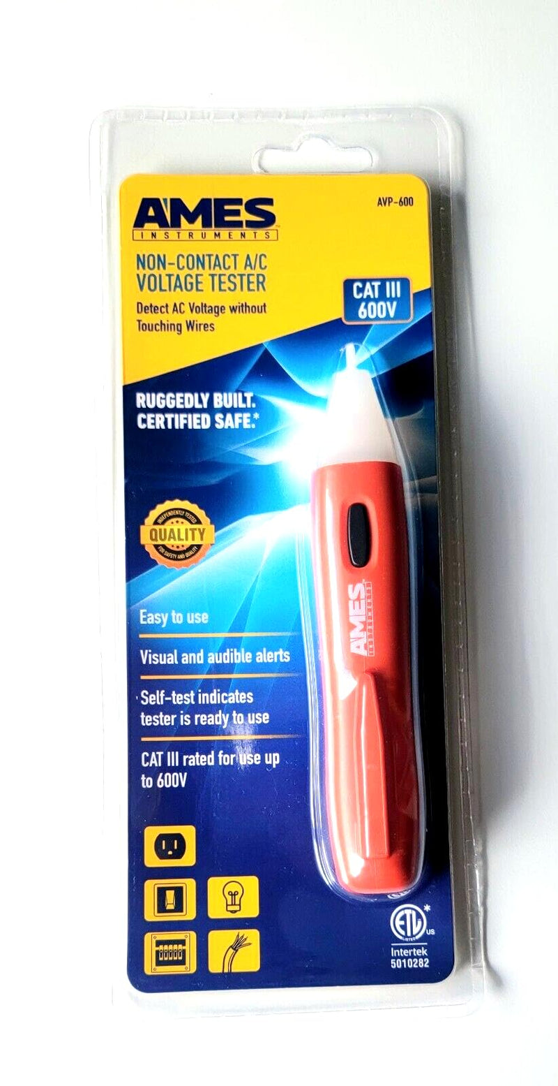 [Australia - AusPower] - AMES AVP-600 Non-Contact Voltage Tester CAT III Rated 600V 