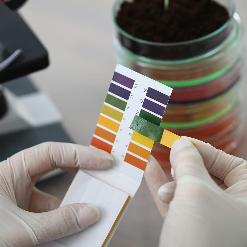[Australia - AusPower] - PATIKIL PH Test Strips, 4 Pack 320 Indicator Papers Litmus Tester for Water Food Soil Acid Testing, Blue 