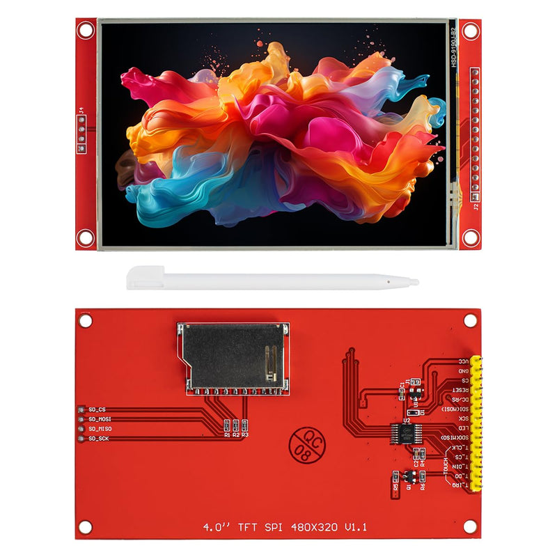 [Australia - AusPower] - 4.0 Inches 480x320 TFT Touch Screen LCD Display Module SPI ST7796S Driver for Arduino R3/Mega2560 4.0" SPI 