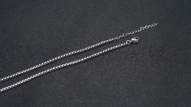KINGWHYTE Celtic Cross Saint Michael Necklace 925 Sterling Silver for Men
