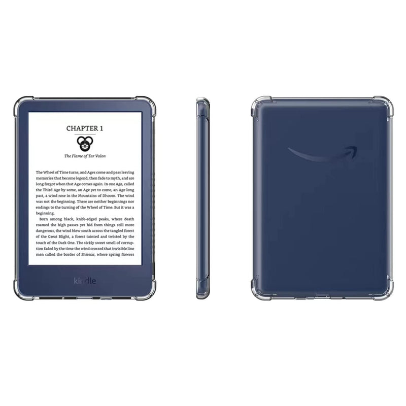 [Australia - AusPower] - Clear Case Compatible for 6" Kindle 11th Generation 2022 Release (NOT FIT Kindle Paperwhite/Oasis),Thin Slim Soft Flexible Silicone TPU Rubber Cover for Kindle 11th Gen 2022 (Transparent) Transparent 