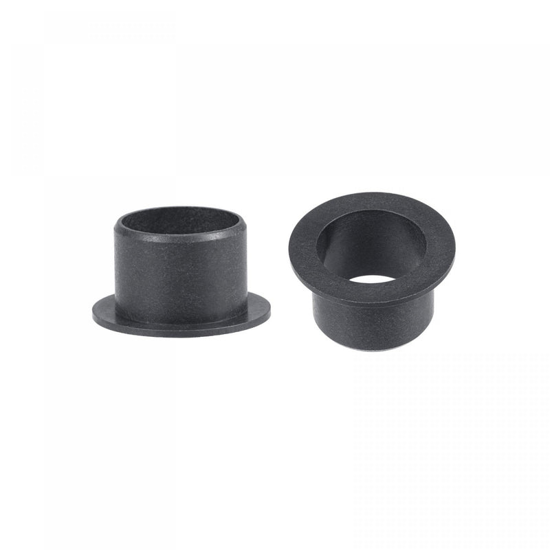 [Australia - AusPower] - uxcell Flanged Sleeve Bearings 14mm Bore 16mm OD 12mm Length POM Wrapped Oilless Bushings Black 2pcs 14x16x12mm 