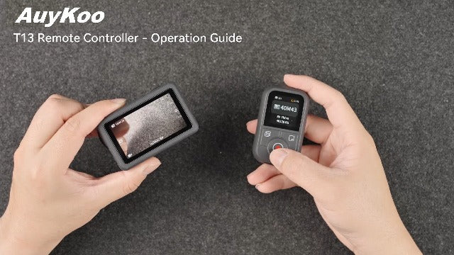 T13 Waterproof Bluetooth Remote for DJI Osmo Action 6/5 Pro/4/Osmo 360 Grey