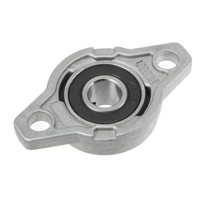 [Australia - AusPower] - uxcell 2pcs KFL000 10mm Zinc Alloy Self Aligning Pillow Block Flange Bearing 