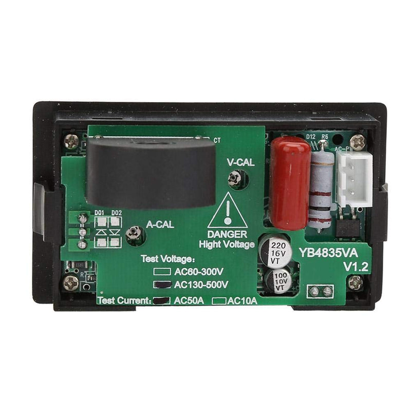 [Australia - AusPower] - YB4835VA Digital Display AC 500V/50A LED Ampere Meter Voltmeter Dual Meter 