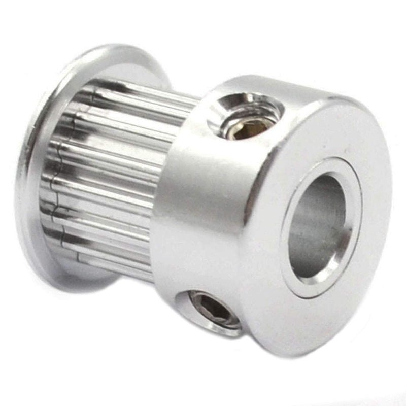 [Australia - AusPower] - 2pcs GT2 Aluminum Alloy Synchronous Wheel 3D Printer Accessories 20 Teeth Bore 6mm Timing Pulley for Width 6mm Open Timing Belt 6mm Bore 
