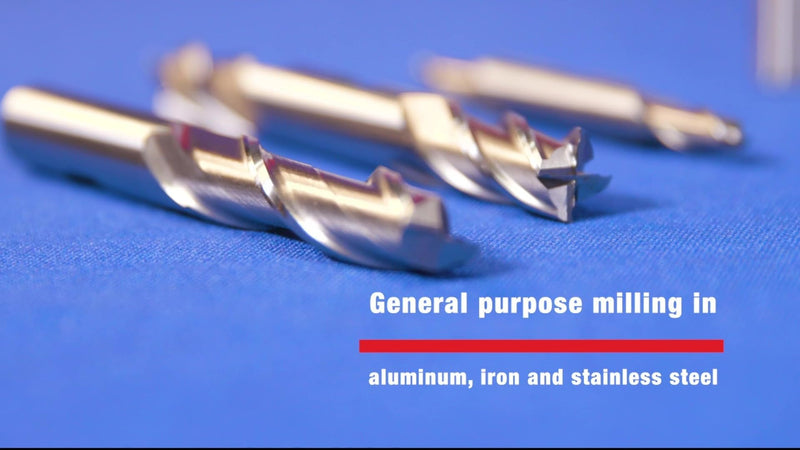 Drill America 20.00mm High Speed Steel 4 Flute Single End End Mill, DWC Series 3/4 Inches 4-1/8 Inches Unfinished 1 DWC20MM-4FSE