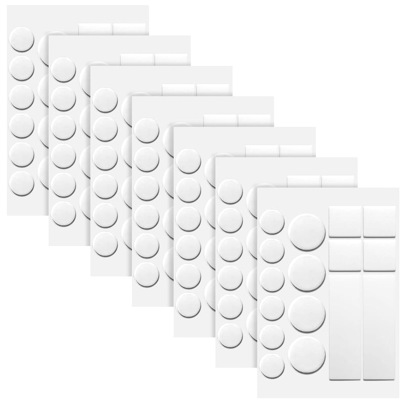 112pcs Double Sided Tape for Walls Glue Mounting Dots Balloon Adhesive Poster Tack Crafts Removable Fixing or Non Slip