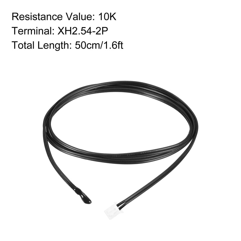 [Australia - AusPower] - NTC Thermistor Probe 10K 1.6ft Waterproof Epoxy Temp Sensor Probe, [for Digital Temperature Transmitter] 