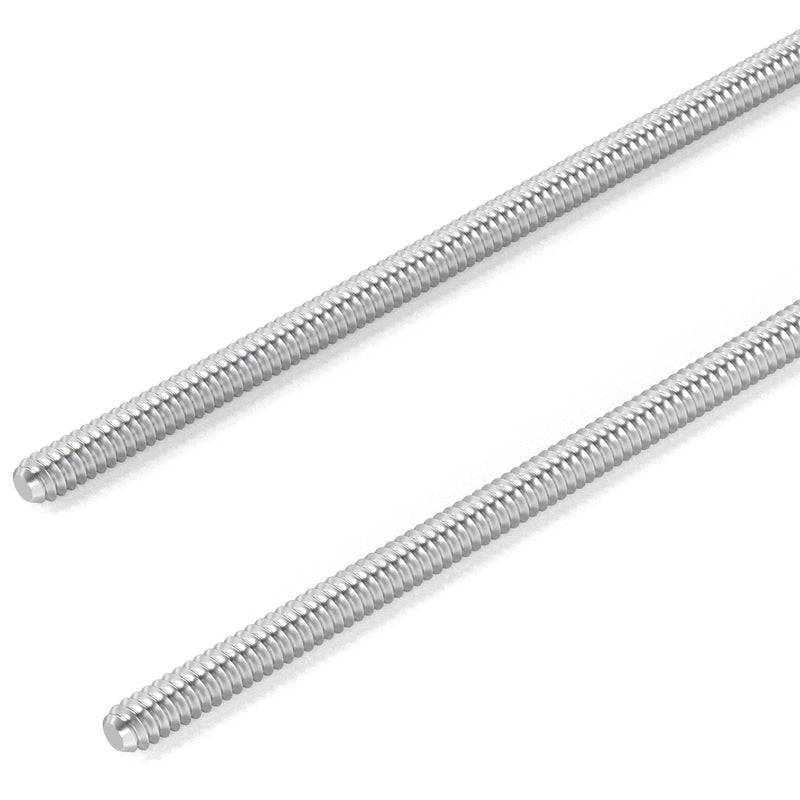 [Australia - AusPower] - TAISHER 2PCS 304 Stainless Steel Fully Threaded Rod?1/4"-20 Long Threaded Screw 12" Length Right Hand Threads 1/4"-20 