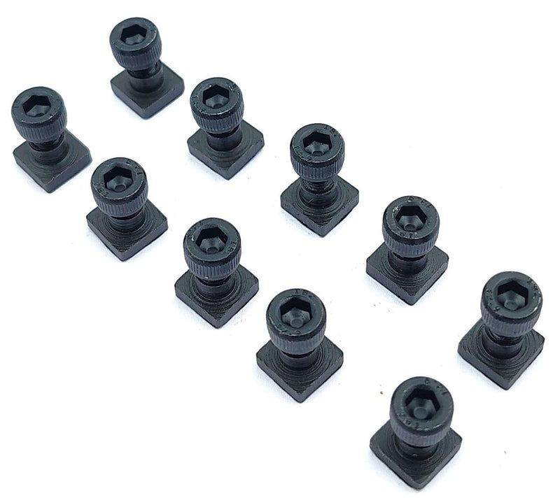 [Australia - AusPower] - A.D. International T-Nuts Bolts x 10 Sets for 3" (75 mm) & 4" (100 mm) Rotary Table (M5 Thread) 