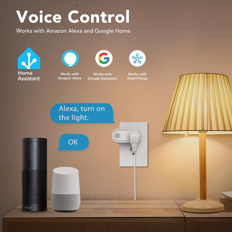 NEO Z-Wave Plus Smart Mini Plug 3-Pack, Compact Z-Wave Outlet for Home Automation, Compatible with SmartThings, Basic On/Off Function, 500 S2, Energy Efficient Remote Control