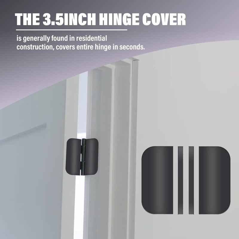 30 Pack 3.5" Door Hinge Masking, Magnetic Door Hinges Protect Shields for Painting, Door Hinge Paint Covers for Residential Door