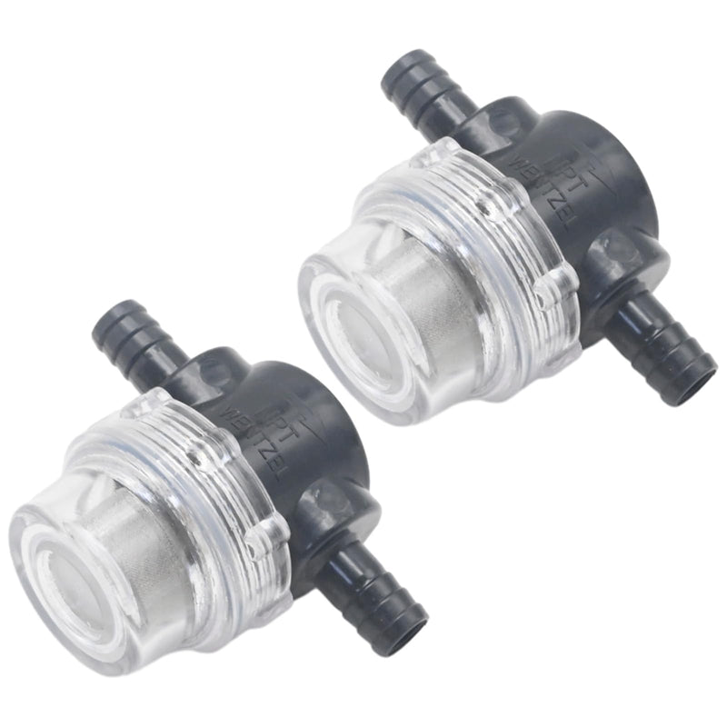 [Australia - AusPower] - 1/2 Inches Water Pump Strainer 2PCS for 12V DC 80 PSI Camper Marine Boat Lawn, 80 Mesh Filter 