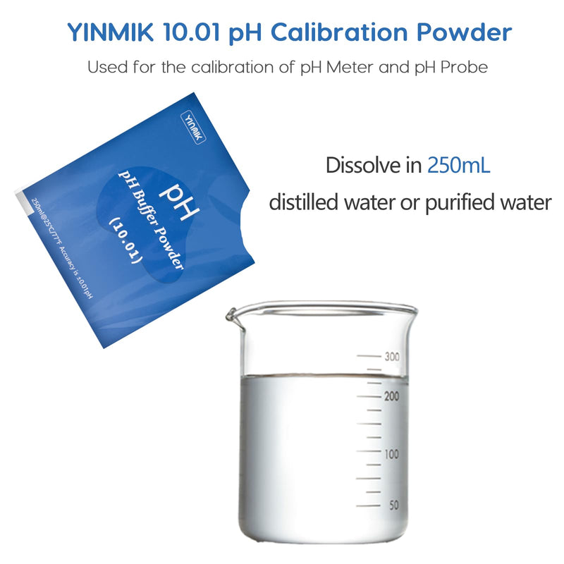 [Australia - AusPower] - 15 Pack PH Calibration Powder, 5 Each for PH 4.00, PH 7.00 and PH 10.01 Calibration Buffer Powder, PH Tester Calibration Packets for PH Meters 