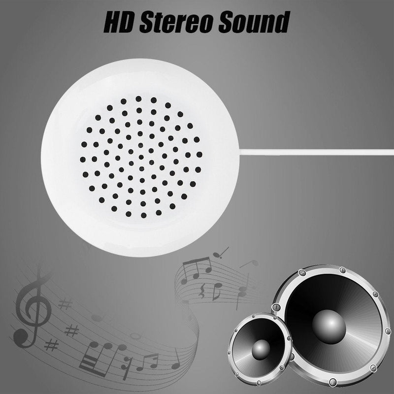 [Australia - AusPower] - 3.5mm White Mini Stereo Sound Music Speaker for iPod & Touch & MP3 & MP4 & CD Player & GB 