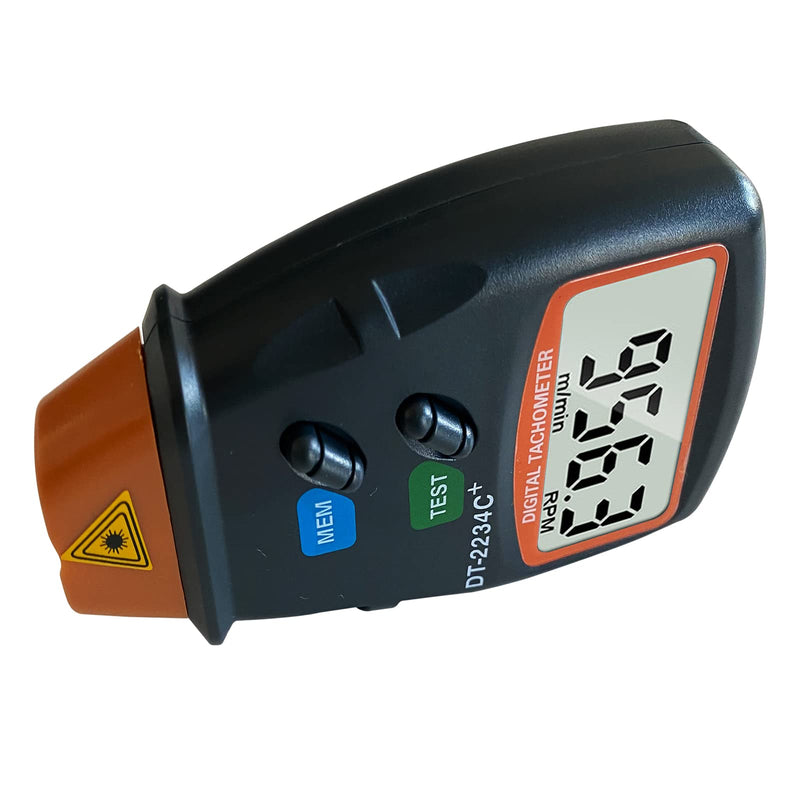 [Australia - AusPower] - Digital Laser Photo Tachometer Gauce for car,Wheels,engines,Non Contact Tach RPM meter,2.5RPM-99,999RPM Motor Speed Meter Gauge Tool includes Reflective Tapes 