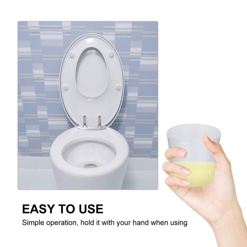 [Australia - AusPower] - Sterile Cups Urine Cup 50pcs 40ml Plastic Sample Cups Specimen Collection Cups with Lids Urine Container Specimen Containers Urine Testing Accessories (Random Color) 