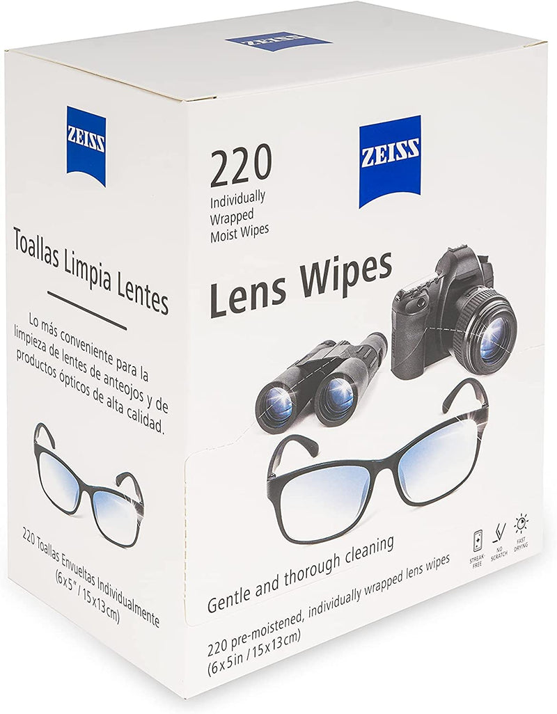 [Australia - AusPower] - Zeiss Lens Wipes, White, 220 Count… 220 Count (Pack of 1) 