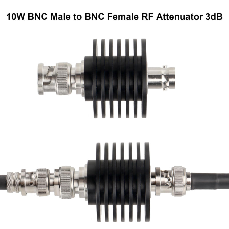 [Australia - AusPower] - XRDS -RF 10W 3dB BNC Male to Female Coaxial RF Attenuator, 50 Ohm, Signal Reduction, Testing & Telecommunications 