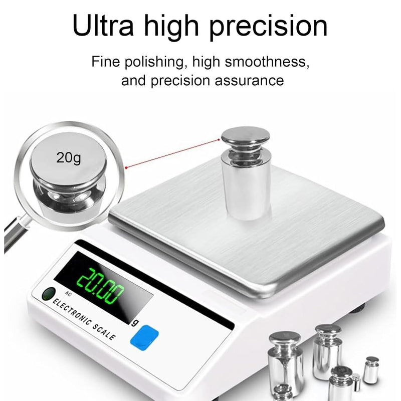 [Australia - AusPower] - Rieoany Set of 5 Calibration Weights, 1g, 2g, 5g, 10g, 20g Weights Set, Test Weights, Calibration Gram Set, Small Weight Set for Digital Scales Balance Jewellery Scales 