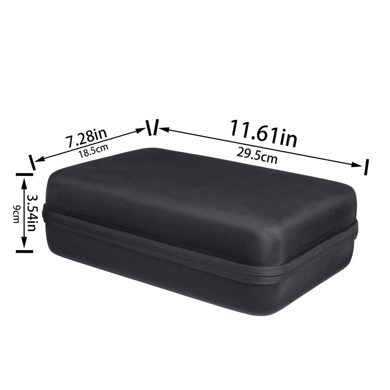 [Australia - AusPower] - co2CREA Hard Case Replacement for DBPOWER 11.5" 12" Portable DVD Player Black 