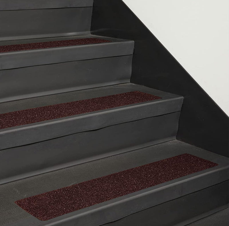 HAOT 2 Inch X 32.8ft Non Slip Safety Grip Tape for Stairs Steps Brown Non Skid Tread High Traction FrictionStrong Grip Abrasive Adhesive Tape 2" Width x 396" Long