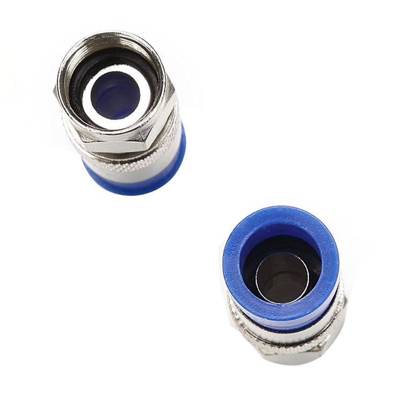 [Australia - AusPower] - RG6 Compression F Type Straight Antenna Cable Connector Coax Adapter Pack of 20 
