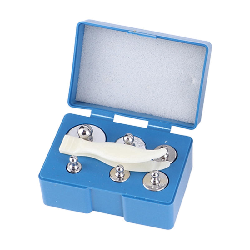 [Australia - AusPower] - Mechanical Tray Scale 200G Precision Lab Mechanical Scale Set Lab Tray Scale with Weights and Tweezers Chemical 