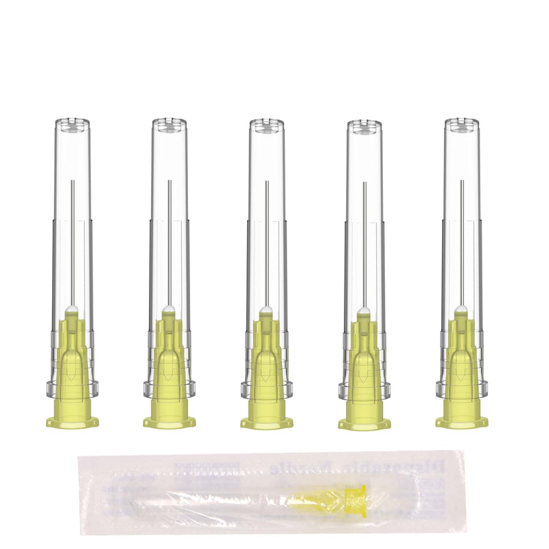 [Australia - AusPower] - 20 Gauge 1 inch Needle (100Pack) Luer Lock Industrial Dispensing Accessories, Individual Package 20Ga-1 inch 