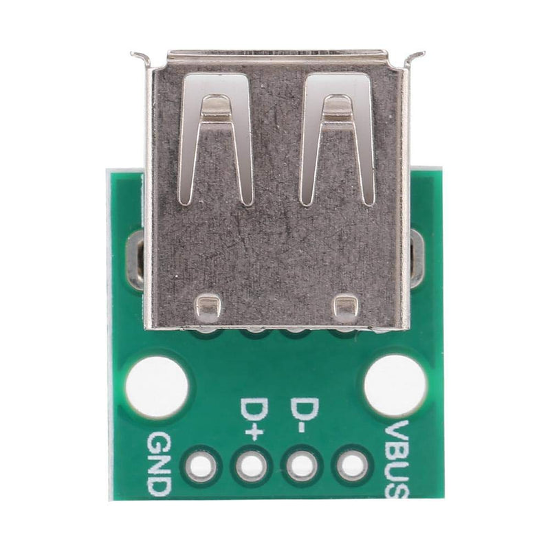 [Australia - AusPower] - USB to DIP Adapter, Electrical Accessories, Industrial Connectors, 2.54 mm, Pitch Type A Female Breakout Board, PCB Converter Module, Pack of 10 