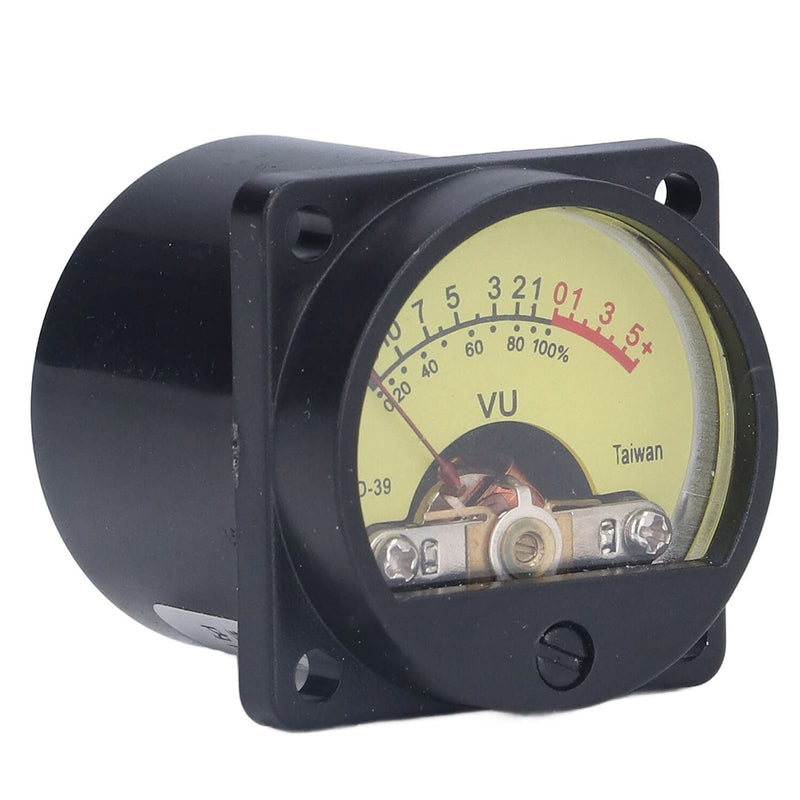 [Australia - AusPower] - VU Meter, VU Meter Vibration Static Proof Amplifier Volume Level Meter With Backlight VU Panel Meter Plastic Iron VU Meter, Sound and Noise Meters 