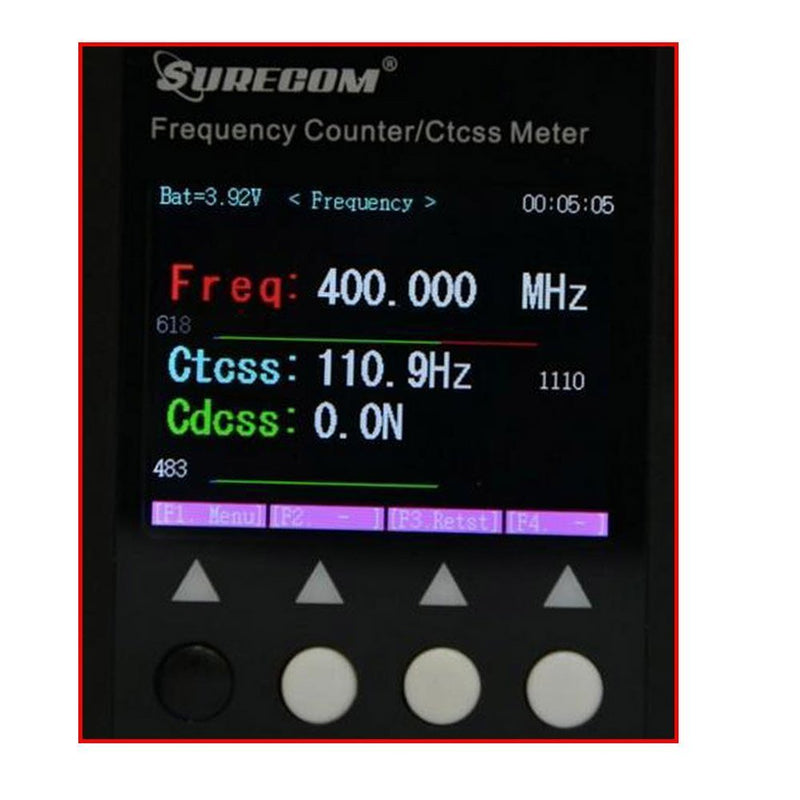 [Australia - AusPower] - SF401 Plus 27Mhz-3000Mhz Radio Portable Frequency Counter Meter with CTCCSS DCS Decoder 